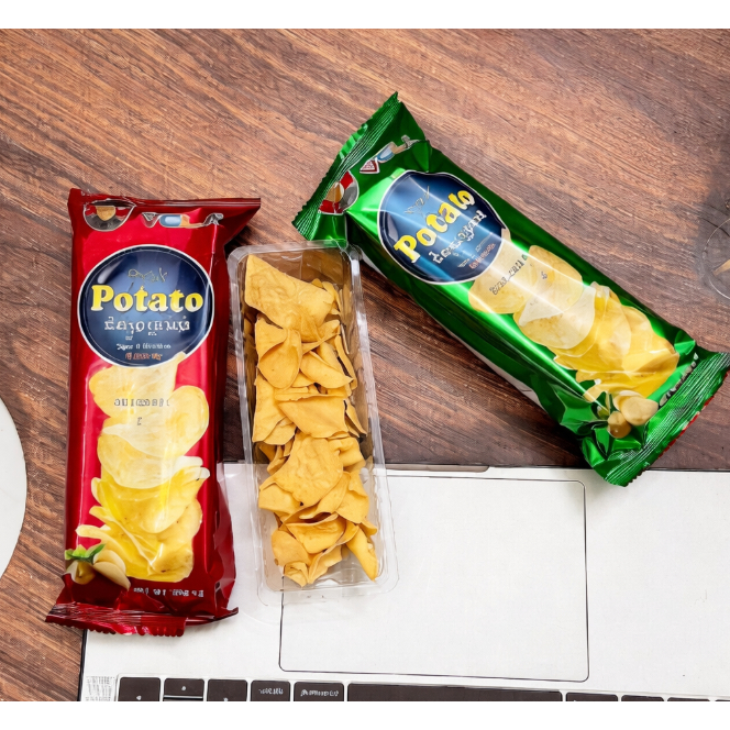Snack Potato Vela, Snack Khoai Tây Thơm Ngon Giòn Rụm Thơm Ngon- Đồ Ăn Vặt