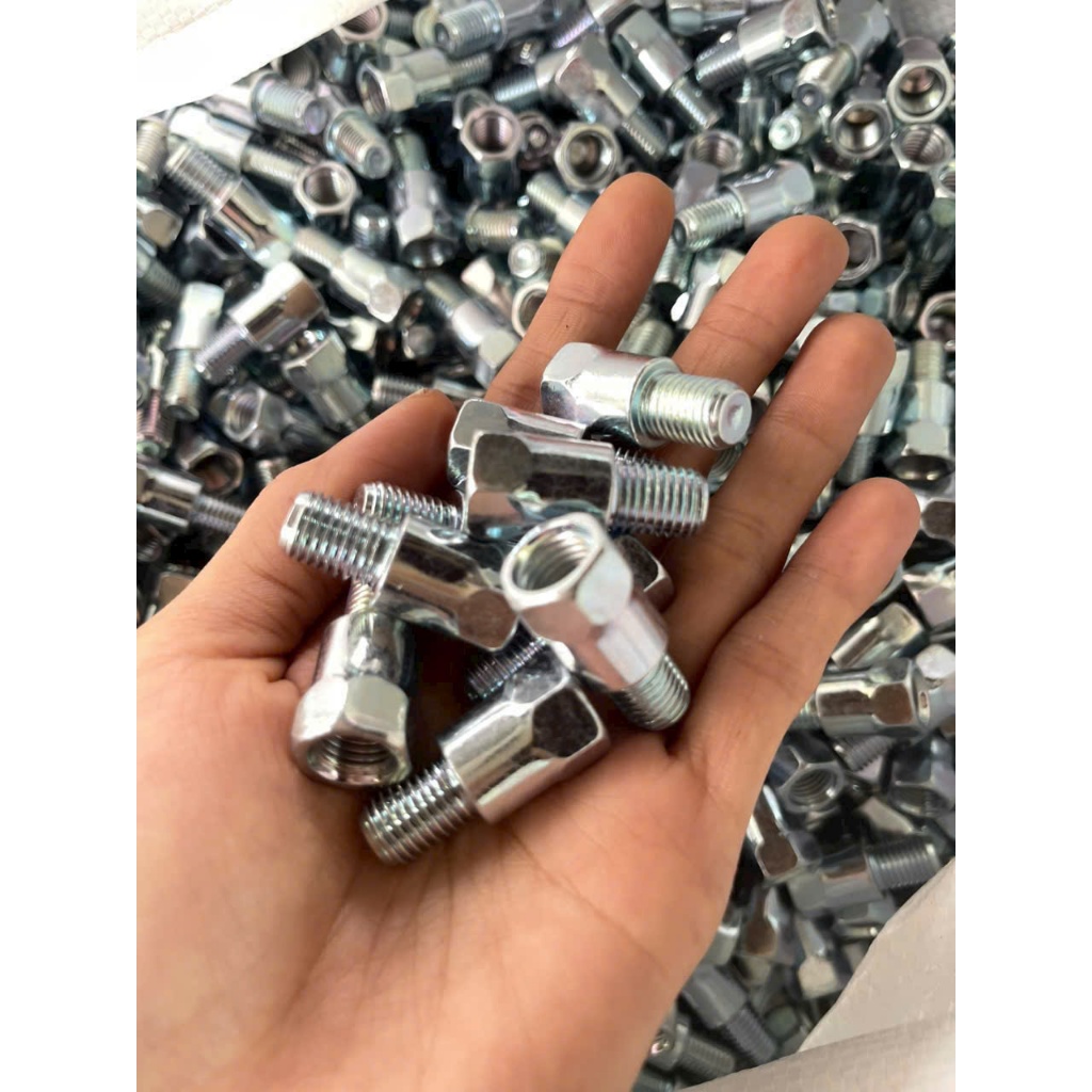 ốc chân kính / gương chân 10 Li ren thuận ốc xi đẹp cho các dòng xe yamaha , honda