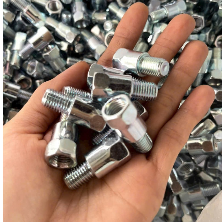 ốc chân kính / gương chân 10 Li ren thuận ốc xi đẹp cho các dòng xe yamaha , honda