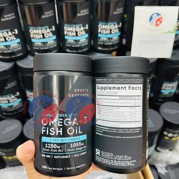 [HOẢ TỐC] Dầu Cá 150 Viên Của Mỹ Fish Oil 1250mg SR
