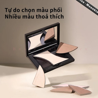 Bảng PhấnTạo Khối Mooekiss Kèm Bắt Sáng Highlight Tạo Chiều Sâu Khuôn Mặt Và Bắt Sáng Tinh Tế