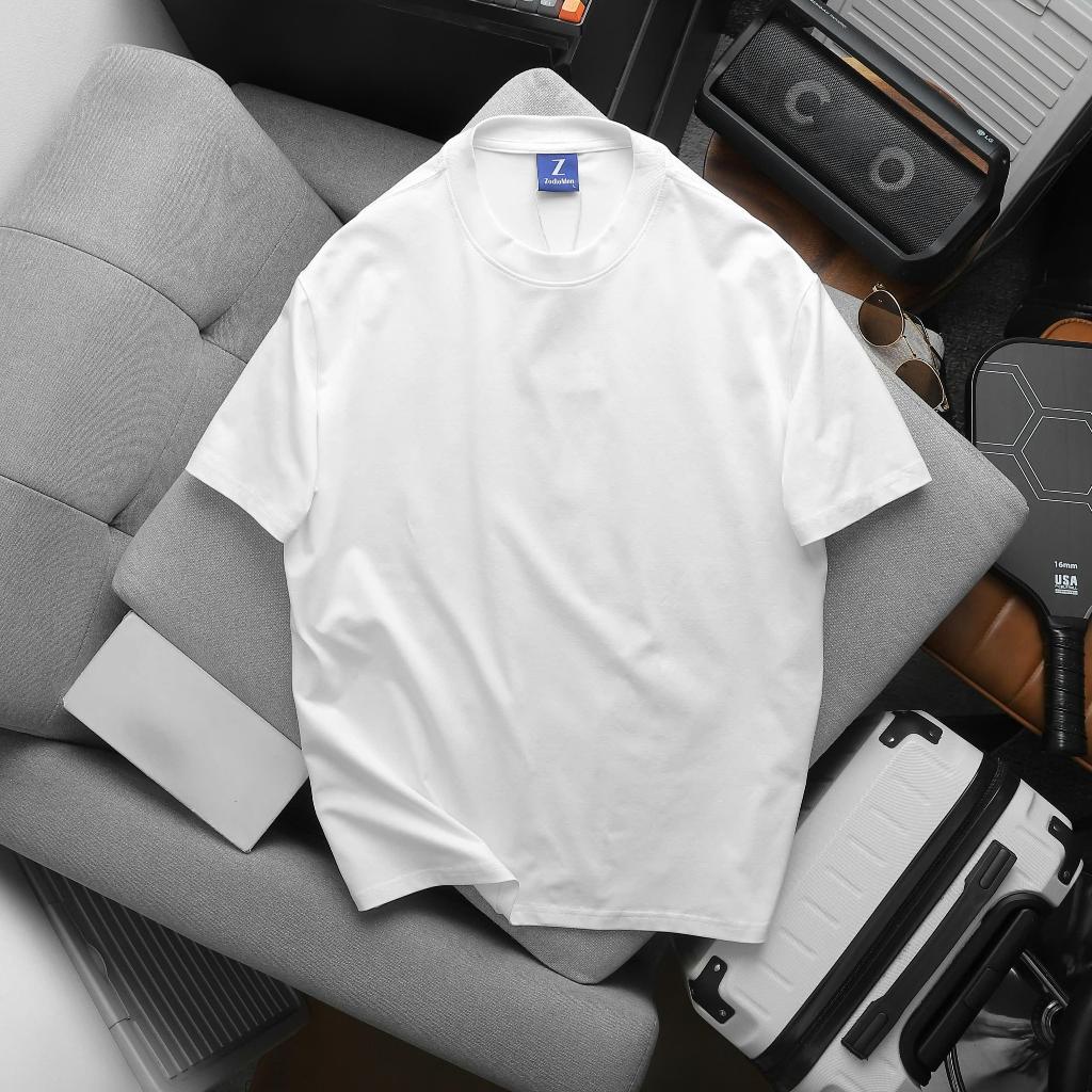 Áo Thun Trơn Nam Vải Cotton 4 Chiều 230GSM Artcom – Cotton Mềm Mịn, Form Regular, Co Giãn Thoáng Mát