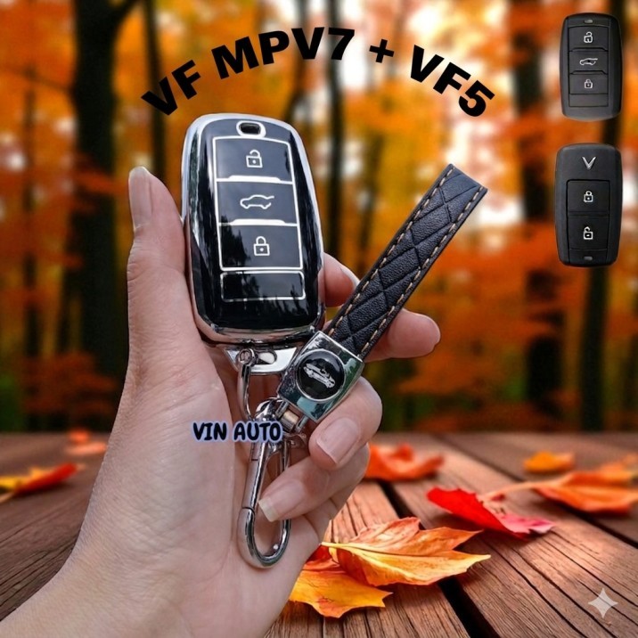 VỎ BỌC CHÌA KHÓA XE ĐIỆN 7 CHỖ VINFAST VF MPV7 | ỐP BẢO VỆ CHÌA KHÓA CAO CẤP