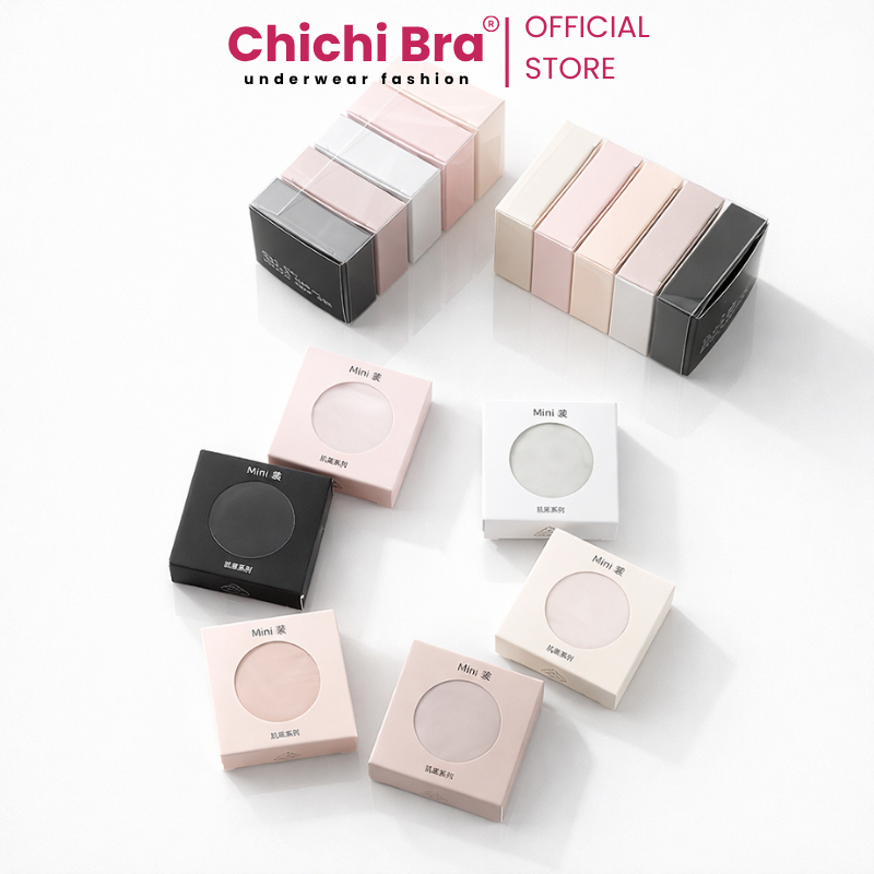 Set 6 quần lót nữ su thạch băng lụa kháng khuẩn tàng hình trong hộp mini không đường may cao cấp EvaBra 6135