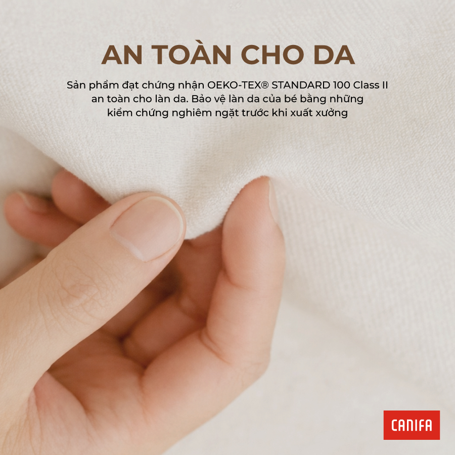 Bộ quần áo bé gái CANIFA áo thun cộc tay phối bèo quần short lửng có hình in 1LS26S004