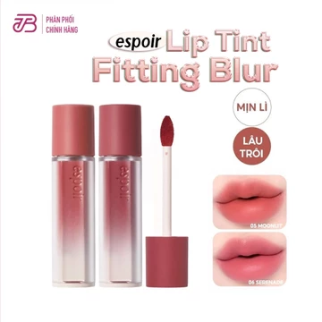 Son Kem Lì Espoir Couture Lip Tint Fitting Blur 2025 4gr -SERENADE - MOONLIT - HYPEY RED -SOUR PEACH
