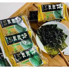 Lốc 9 gói rong biển ăn liền Hàn Quốc vị truyền thống Olive