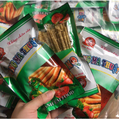 Snack Ống Ma Thuật, Snack Chiên Giòn Thơm Ngon - Đồ Ăn Vặt