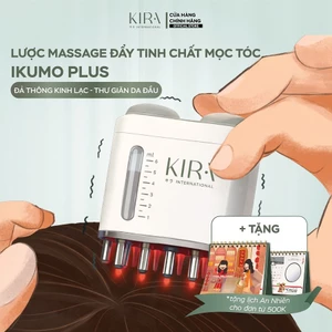 Lược massage kích thích mọc tóc Ikumo Plus – hỗ trợ thẩm thấu tinh chất, khai thông kinh lạc và thư giãn da đầu hiệu quả