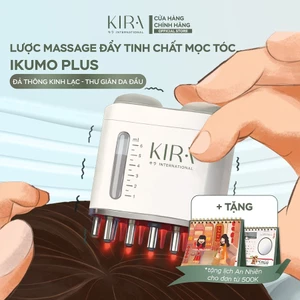 Lược massage mọc tóc Ikumo Plus – hỗ trợ thẩm thấu tinh chất, lưu thông kinh lạc và thư giãn da đầu.