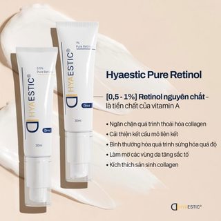 [HÀNG CÔNG TY] Tinh chất tái tạo da chống lão hóa 1% Retinol nguyên chất Hyaestic 1% Pure Retinol