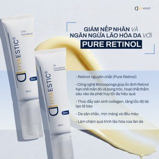 [HÀNG CÔNG TY] Tinh chất tái tạo da chống lão hóa 1% Retinol nguyên chất Hyaestic 1% Pure Retinol
