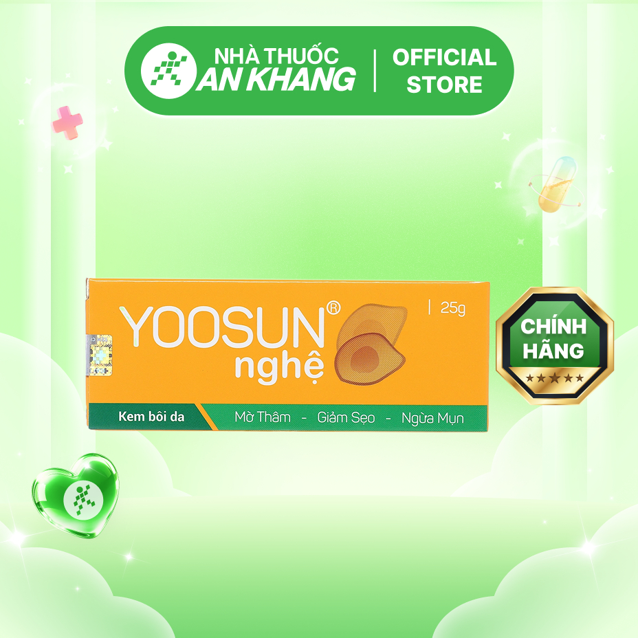 Kem Yoosun nghệ mờ thâm, giảm sẹo, ngừa mụn tuýp 25g