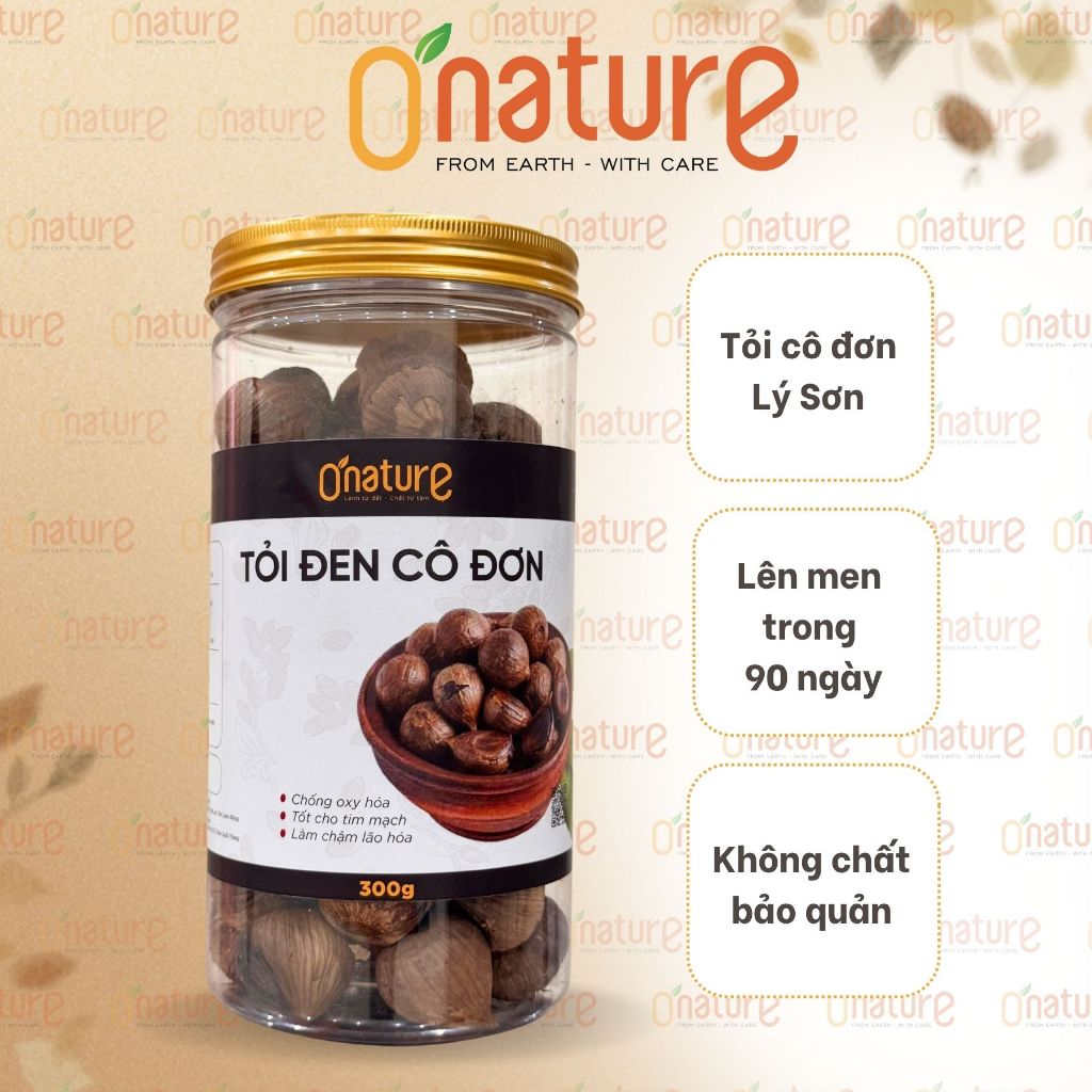 Tỏi Đen Cô Đơn - O'Nature - Loại Thượng Hạng