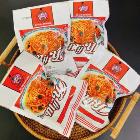 Snack Mì Ý Ba Anh Em Food Hương Vị Bò Thơm Ngon, Mỳ Ý Giòn Giòn Thơm Cay