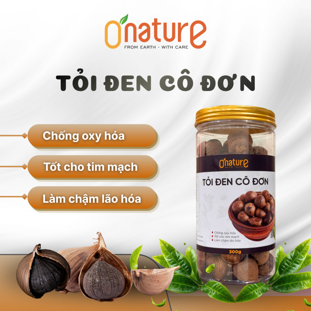 Tỏi Đen Cô Đơn - O'Nature - Loại Thượng Hạng