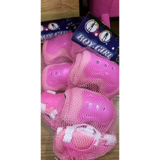 Bảo hộ chân tay trẻ em [Centosy] BB cho bé dưới 38kg 3 màu xanh/hồng/đỏ