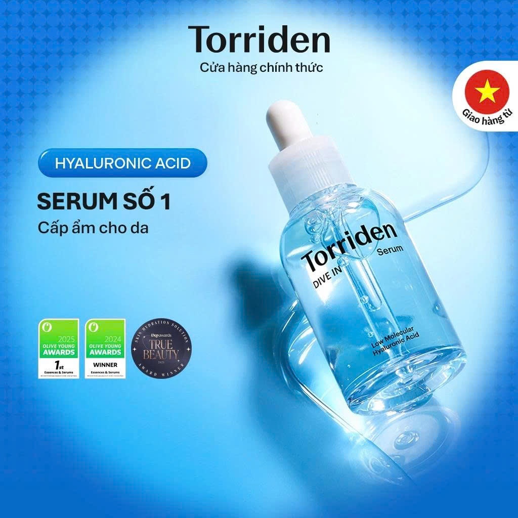 [Torriden Chính hãng] Serum DIVE IN chứa Hyaluronic Acid, 50ml, Serum