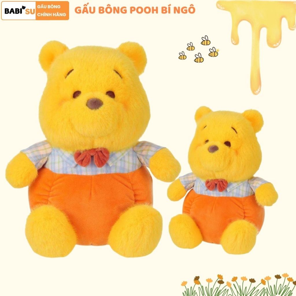Gấu Bông Pooh Bí Ngô Mũm Mĩm Đáng Yêu, Thú Nhồi Bông Pooh Quà Tặng Sinh Nhật Cho Bé, Bạn Gái