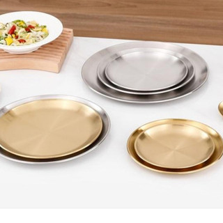 Dĩa Ăn Cơm, Trái Cây Inox 304 sang Trọng, Bền Bỉ, Thích Hợp Cho Mọi Không Gian Bàn Tiệc