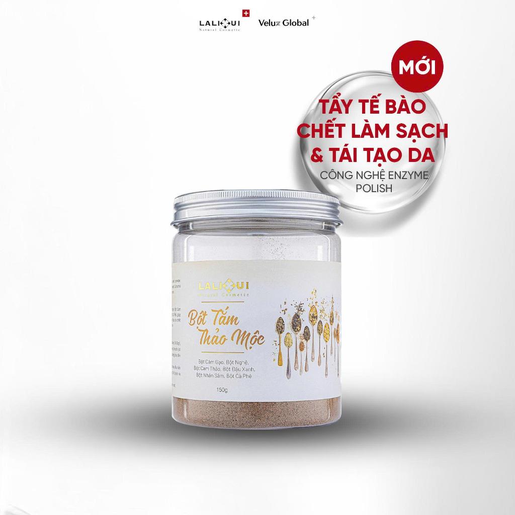 BỘT TẮM THẢO MỘC LALIHUI HỖ TRỢ TẨY DA CHẾT VÀ SÁNG DA