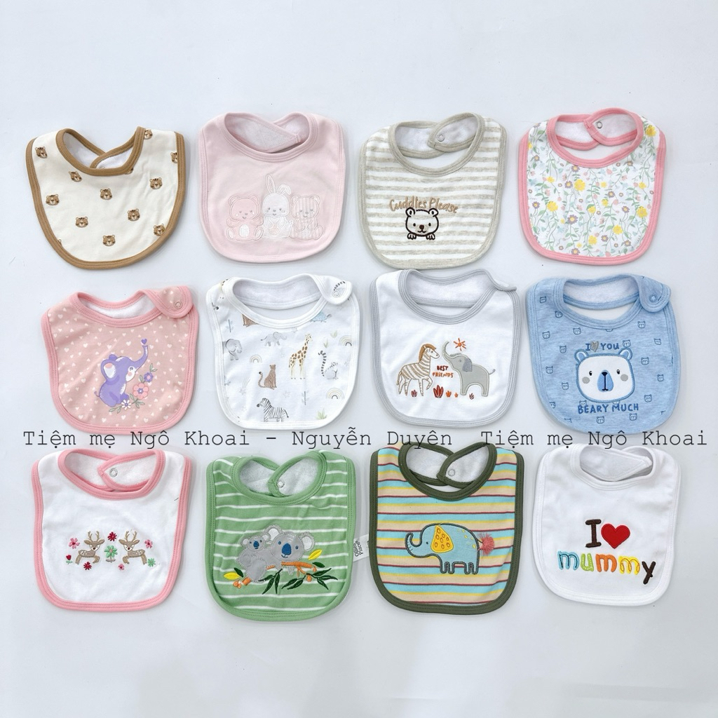 [MD234] Ollies PLACE yếm cổ xinh yêu cho bé chất liệu cotton thấm hút tốt, giữ ấm và làm đẹp