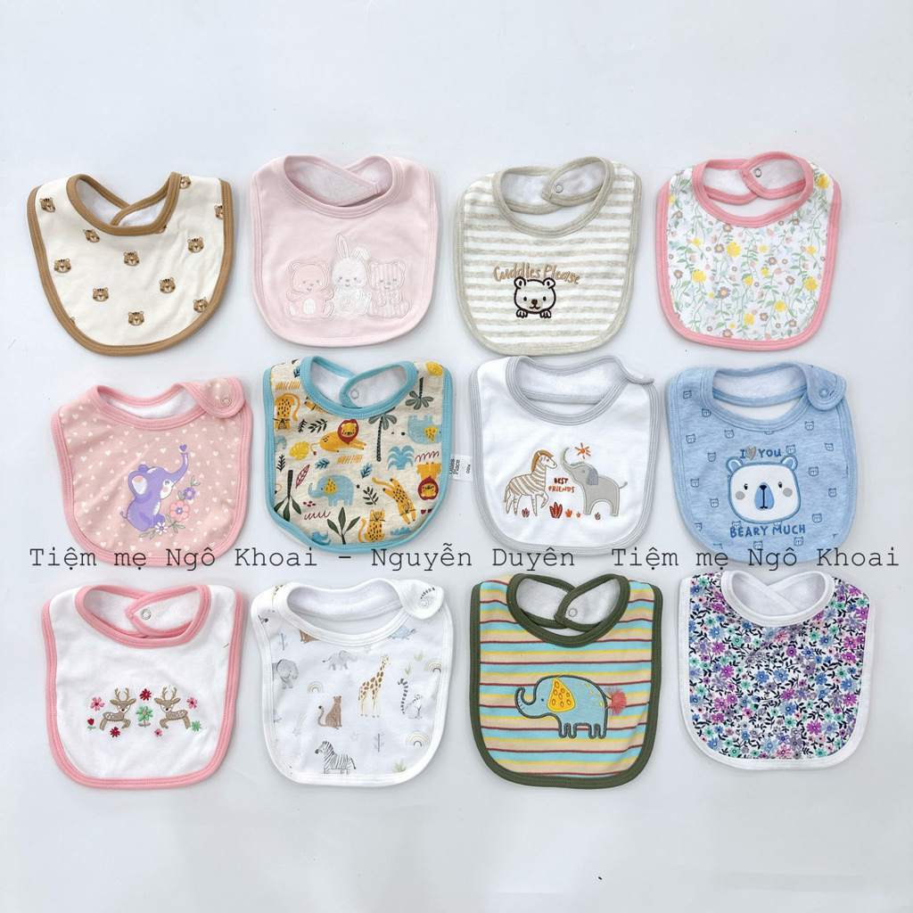 [MD234] Ollies PLACE yếm cổ xinh yêu cho bé chất liệu cotton thấm hút tốt, giữ ấm và làm đẹp