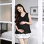 Larosa Áo Bầu Sát Nách Cổ V Chất Vải Linen Mềm Mịn Thoáng Mát - LA070A