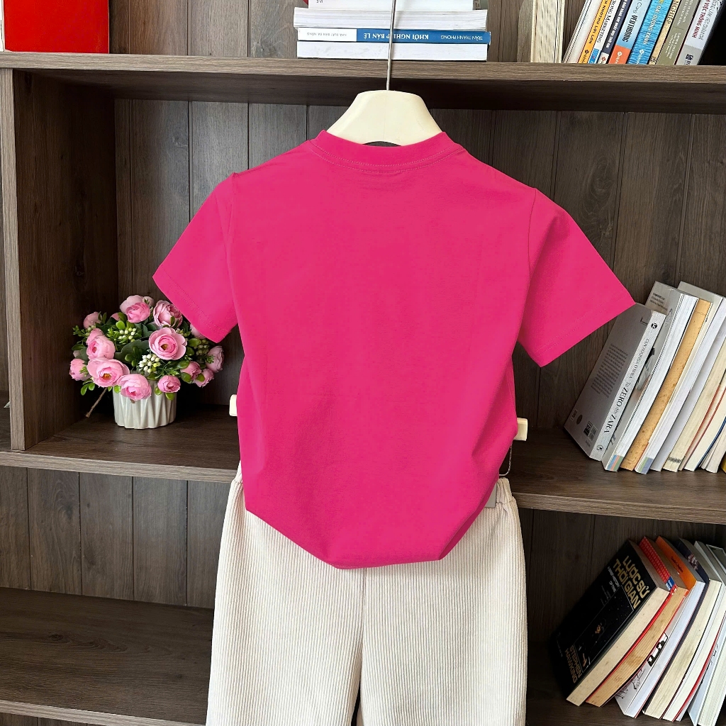 Áo Thun Trẻ Em Mirage Họa Tiết Mèo Đen 3D Hoạt Hình Dễ Thương Chất 100% Cotton Cao Cấp.