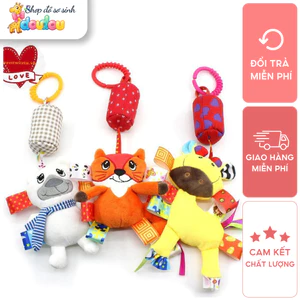 Lục Lạc Xúc Xắc Treo Xe Đẩy Treo Nôi Cho Bé Sơ Sinh Kích Thích Thị Giác Phát Triển Giác Quan An Toàn DouDou A12