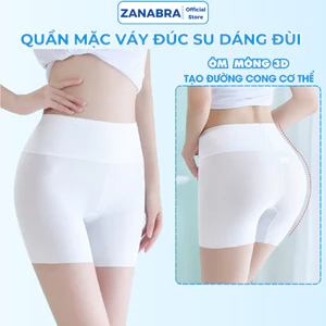 Quần mặc trong váy chất su co giãn thoải mái, quần mặc váy cạp cao che bụng thon eo ZANABRA V8941