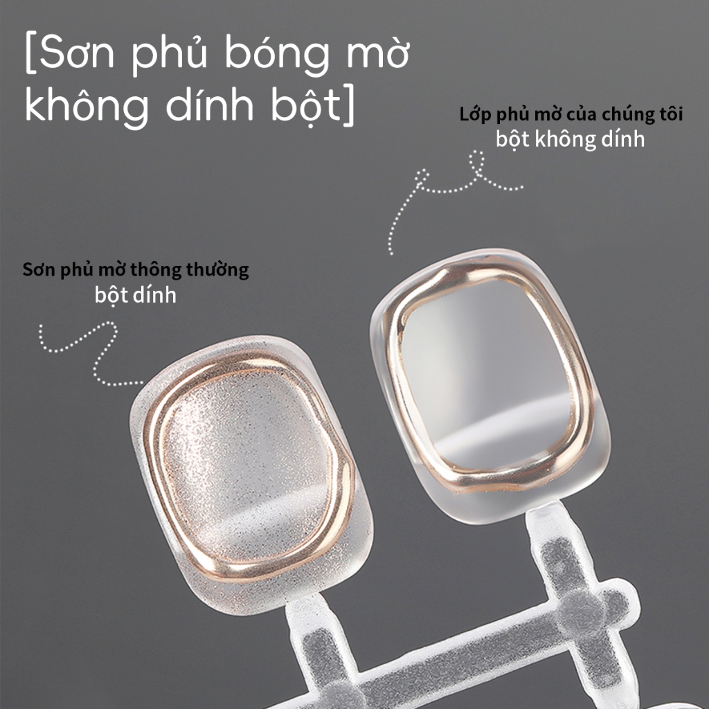 XEIJAYI 40ml Sơn phủ mờ kiểu Nga mới, bền lâu, thích hợp sử dụng trong salon làm móng.