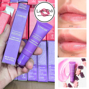 [SALE - DATE 5/2027] ] Son DƯỠNG MÔI LANEIGE TUÝP CERAMIDE LIP Glowy BALM 10G