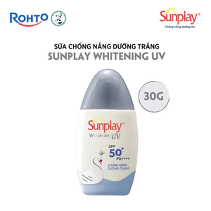 Kem chống nắng Sunplay dưỡng trắng da, dạng sữa Sunplay Whitening UV SPF 50, PA++++ 30g