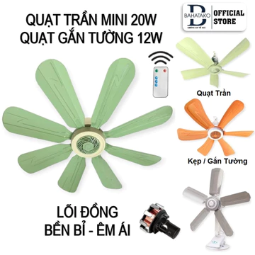 Quạt trần quạt treo tường quạt kẹp bàn treo màn, treo mùng đuổi muỗi, quạt cho em bé, siêu êm tiết kiệm điện 💥HÀNG TỐT💥