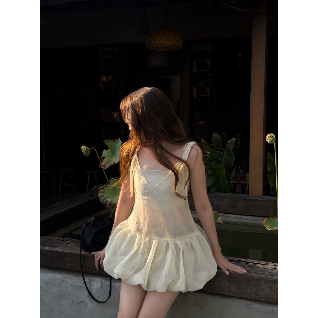 ( kèm áo trong) Áo Nữ SOPISH TOP Form Bí Năng Động Dễ Thương SECODEE