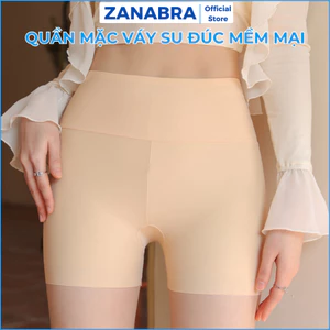 Combo 3 Quần Mặc Trong Váy Chất Su - Set 3 Quần Đùi Mặc Váy Cạp Cao Hổ Trợ Che Bụng ZANABRA V8941