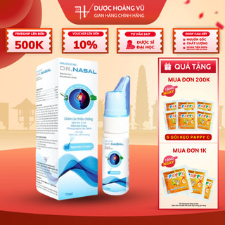 [✨DEAL SỐC KHAI TRƯƠNG] Dung dịch xịt mũi kháng khuẩn DR.NASAL Nano bạc 70ML người lớn/trẻ em