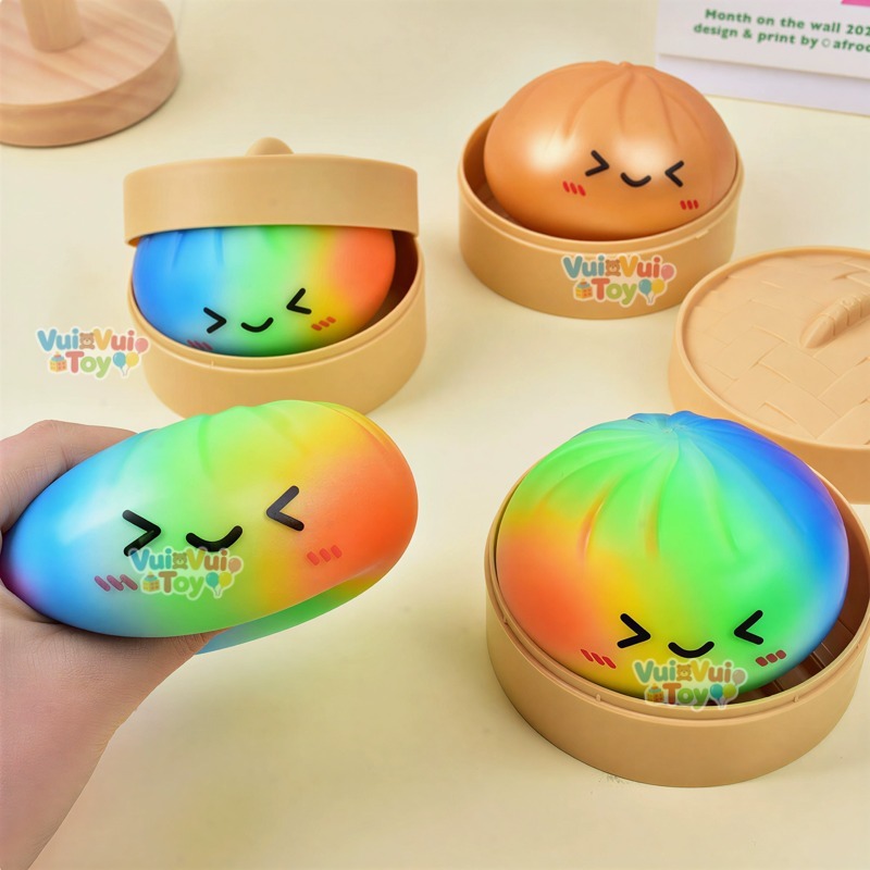Bánh Bao Squishy Blind Box – Đồ chơi bóp xả stress siêu đã【hộp mù】