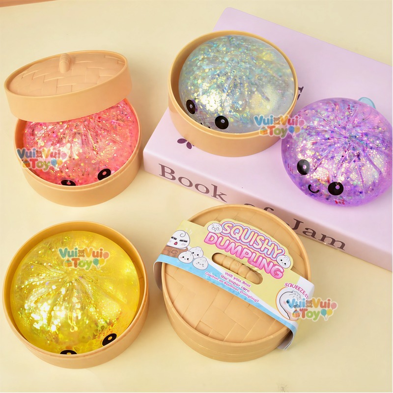 Bánh Bao Squishy Blind Box – Đồ chơi bóp xả stress siêu đã【hộp mù】