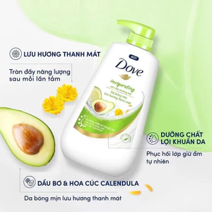 Sữa Tắm Serum Dove PRO-CERAMIDE INVIGORATING TƯƠI MÁT, DA SẢNG KHOÁI 500g