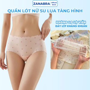 Combo 5 Quần lót su non họa tiết baby - Set 5 Quần lót nữ cạp cao ôm sát quyến rũ ZANABRA L1027
