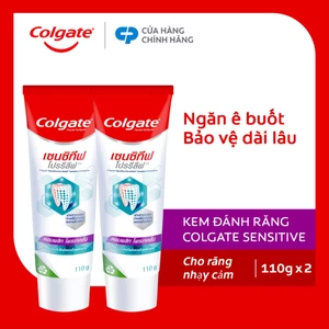 Bộ 2 Kem Đánh Răng Colgate Sensitive ngăn ngừa ê buốt toàn diện 110g