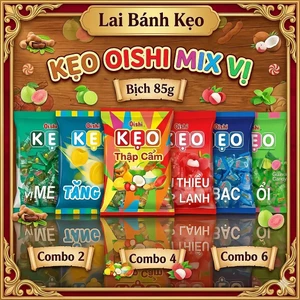 Kẹo Oishi Hương Trái Cây Đủ Vị Gói 85g (28-30 Viên)