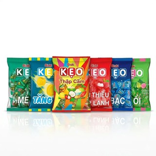 [Combo 2-4-6] Kẹo Oishi Hương Trái Cây Đủ Vị Gói 85g (28-30 Viên)