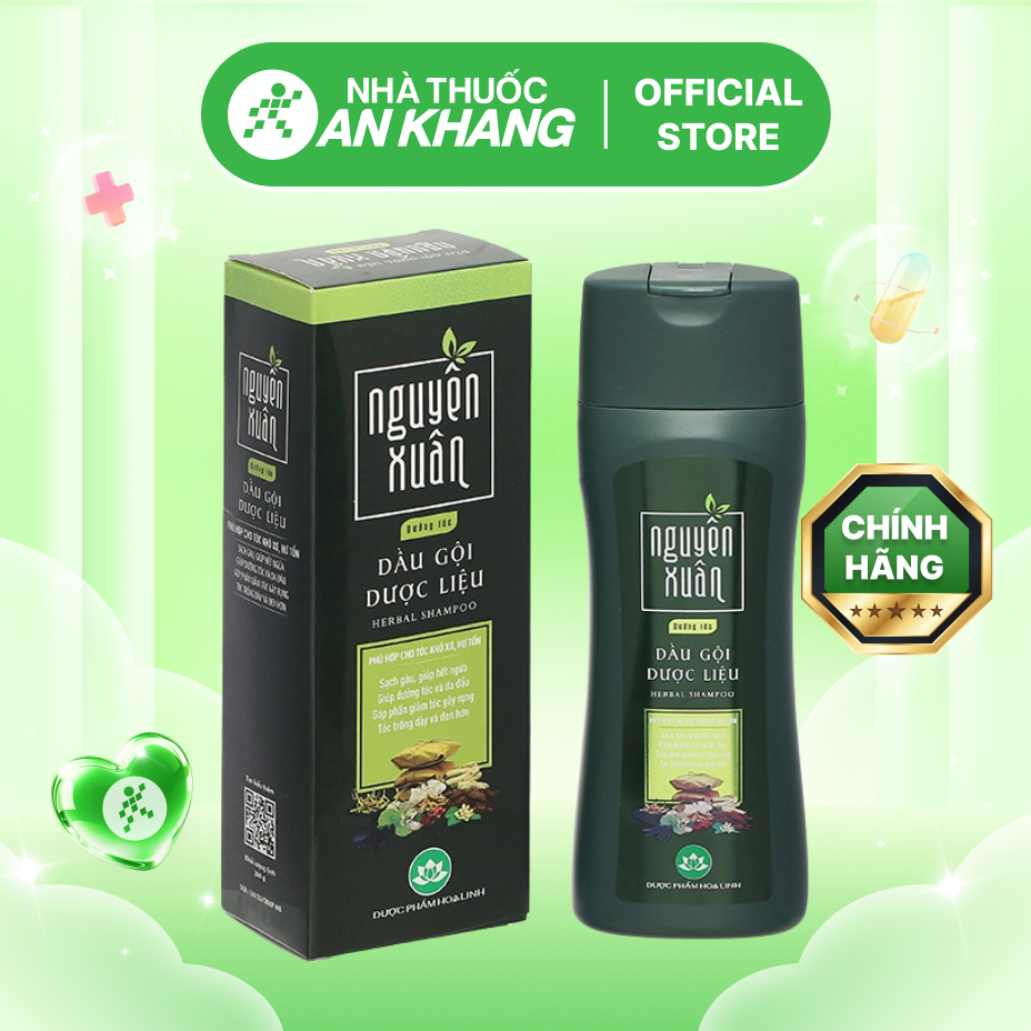Dầu gội dược liệu Nguyên Xuân dưỡng tóc suôn mượt, giảm gãy rụng chai 260g