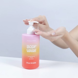 Sữa Tắm Five Grains Tinh Chất Niacinamide Giúp Dưỡng Ẩm Làm Trắng Da, Lưu Hương Dịu Nhẹ 500ML