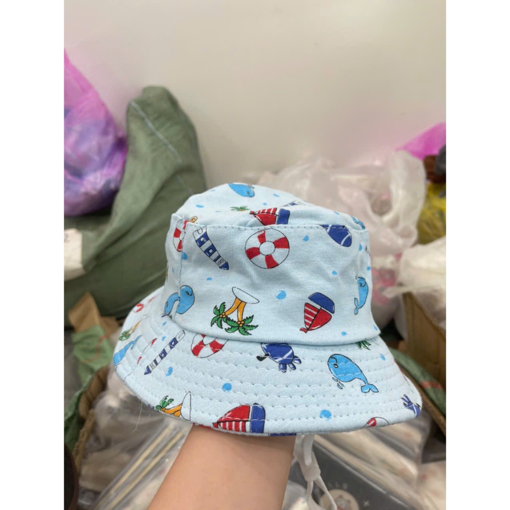 Mũ Trẻ Em Chống Nắng 🌞 Dễ Thương, Nhẹ, Thoáng Mát, Phù Hợp Mọi Lứa Tuổi Bé