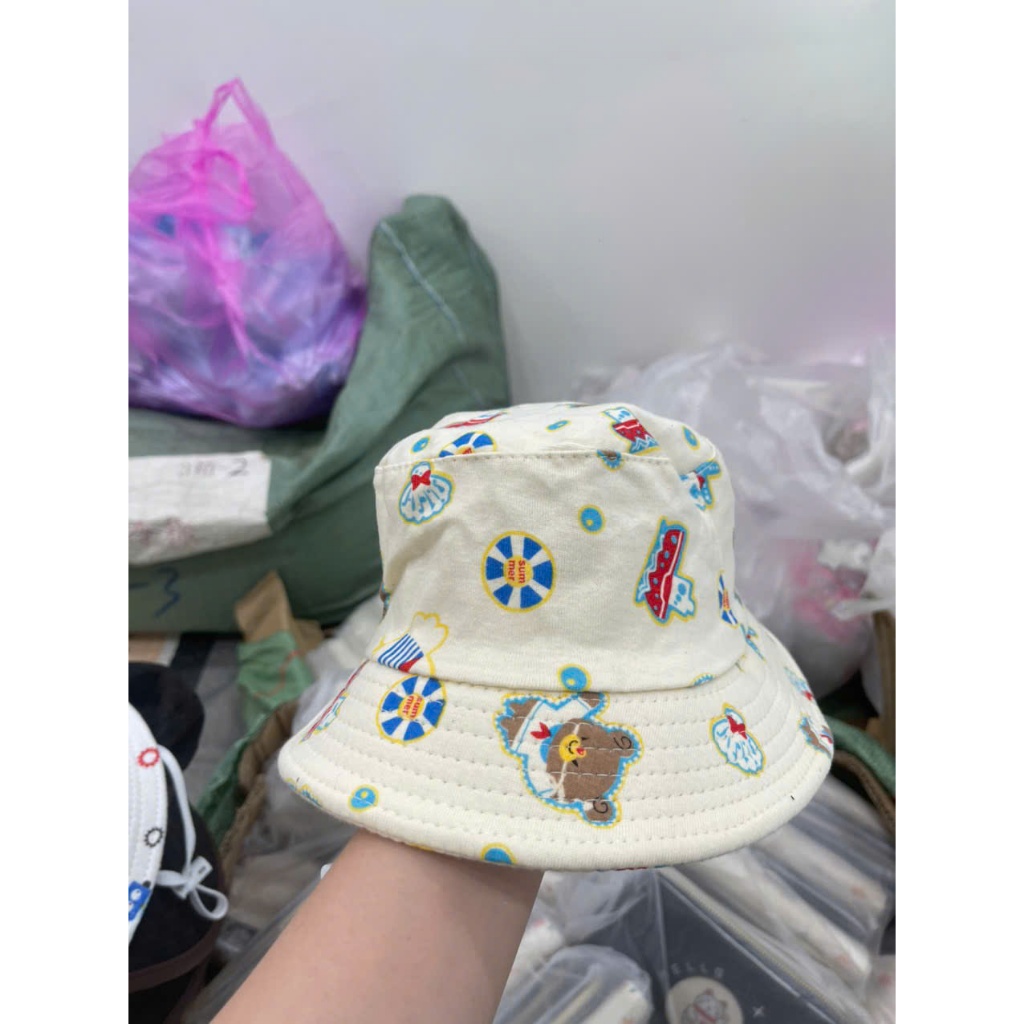 Mũ Trẻ Em Chống Nắng 🌞 Dễ Thương, Nhẹ, Thoáng Mát, Phù Hợp Mọi Lứa Tuổi Bé