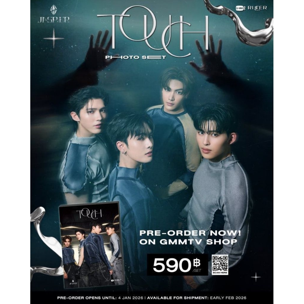 💘JASPER TOUCH(Pond, Joong, Santa, Aou) chính hãng GMMTV